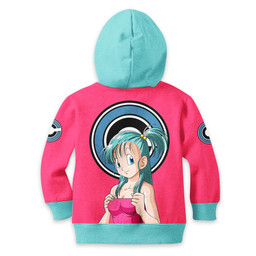 Dragon Ball Bulma Kids Hoodie Custom Anime Merch Clothes Gear Otaku