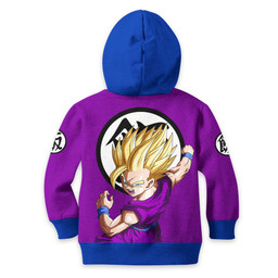 Dragon Ball Gohan Super Saiyan Kids Hoodie Custom Anime Merch Clothes Gear Otaku