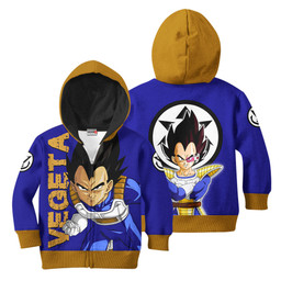 Dragon Ball Vegeta Kids Hoodie Custom Anime Merch Clothes Gear Otaku