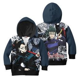 Jujutsu Kaisen Maki Zenin Kids Hoodie Custom Anime Merch Clothes Gear Otaku