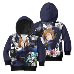 Jujutsu Kaisen Nobara Kugisaki Kids Hoodie Custom Anime Merch Clothes Gear Otaku