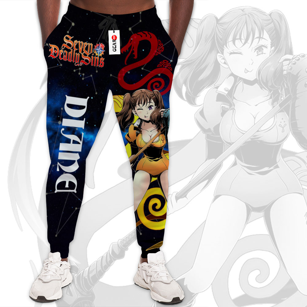 Seven Deadly Sins Diane Custom Anime Game Joggers HA0711 Gear Otaku