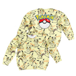 Pokemon Mimikyu Kids Hoodie Custom Anime Clothes Pattern Style Gear Otaku