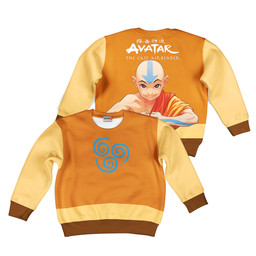 Avatar The Last Airbender Aang Kids Hoodie Custom Anime Clothes VA0612 Gear Otaku