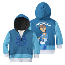 Avatar The Last Airbender Katara Kids Hoodie Custom Anime Clothes VA0612 Gear Otaku