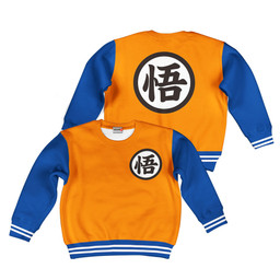 Dragon Ball Goku Symbol Kids Hoodie Custom Anime Merch Clothes VA0612 Gear Otaku