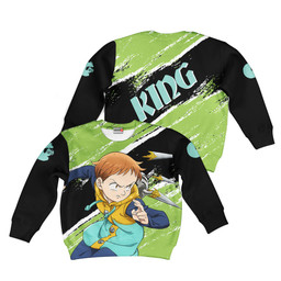 Seven Deadly Sins King Kids Hoodie Custom Anime Merch Clothes PT0711 Gear Otaku