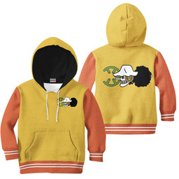 One Piece Usopp Symbol Kids Hoodie Custom Anime Merch Clothes VA1312 Gear Otaku