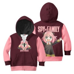 Spy x Family Anya Forger Kids Hoodie Custom Anime Clothes VA0612 Gear Otaku