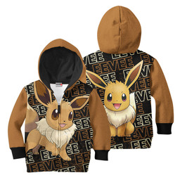Pokemon Eevee Kids Hoodie Custom Anime Clothes PT2711 Gear Otaku