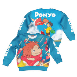 Ponyo Kids Hoodie Custom Anime Clothes VA1212 Gear Otaku