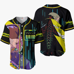 Cyberpunk Edgerunners David Martinez Jersey Shirt Anime Custom Merch Clothes HA0601 Gear Otaku