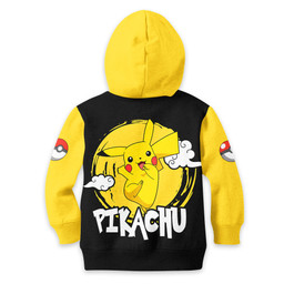 Pokemon Pikachu Kids Hoodie Custom Anime Merch Clothes PT0901 Gear Otaku