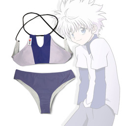 HxH Killua Zoldyck Bikini Custom Anime Swimsuit VA0601 VA0601237011-2-Gear-Otaku