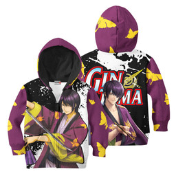 Gintama Shinsuke Takasugi Kids Hoodie Custom Anime Merch Clothes PT0901 Gear Otaku