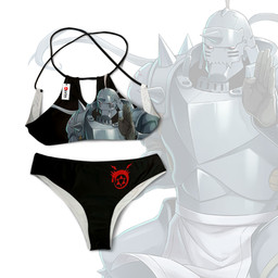 Fullmetal Alchemist Alphonse Elric Bikini Custom Anime Swimsuit VA0601 VA0601238011-2-Gear-Otaku