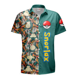 Snorlax Hawaiian Shirts Custom Anime Merch Clothes NTT0202 NTT0202231011A-2-Gear-Otaku