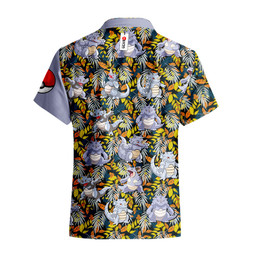 Rhydon Hawaiian Shirts Custom Anime Merch Clothes NTT0202 NTT0202231021A-3-Gear-Otaku