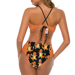 Charmander Bikini Custom Anime Swimsuit VA1001 VA10012310116-3-Gear-Otaku
