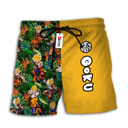 Goku Super Saiyan Short Pants Custom Anime Merch Clothes NTT0202 NTT020223206B-2-Gear-Otaku
