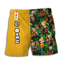 Goku Super Saiyan Short Pants Custom Anime Merch Clothes NTT0202 NTT020223206B-3-Gear-Otaku
