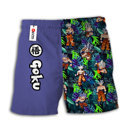 Goku Ultra Instinct Short Pants Custom Anime Merch Clothes NTT0202 NTT020223205B-3-Gear-Otaku