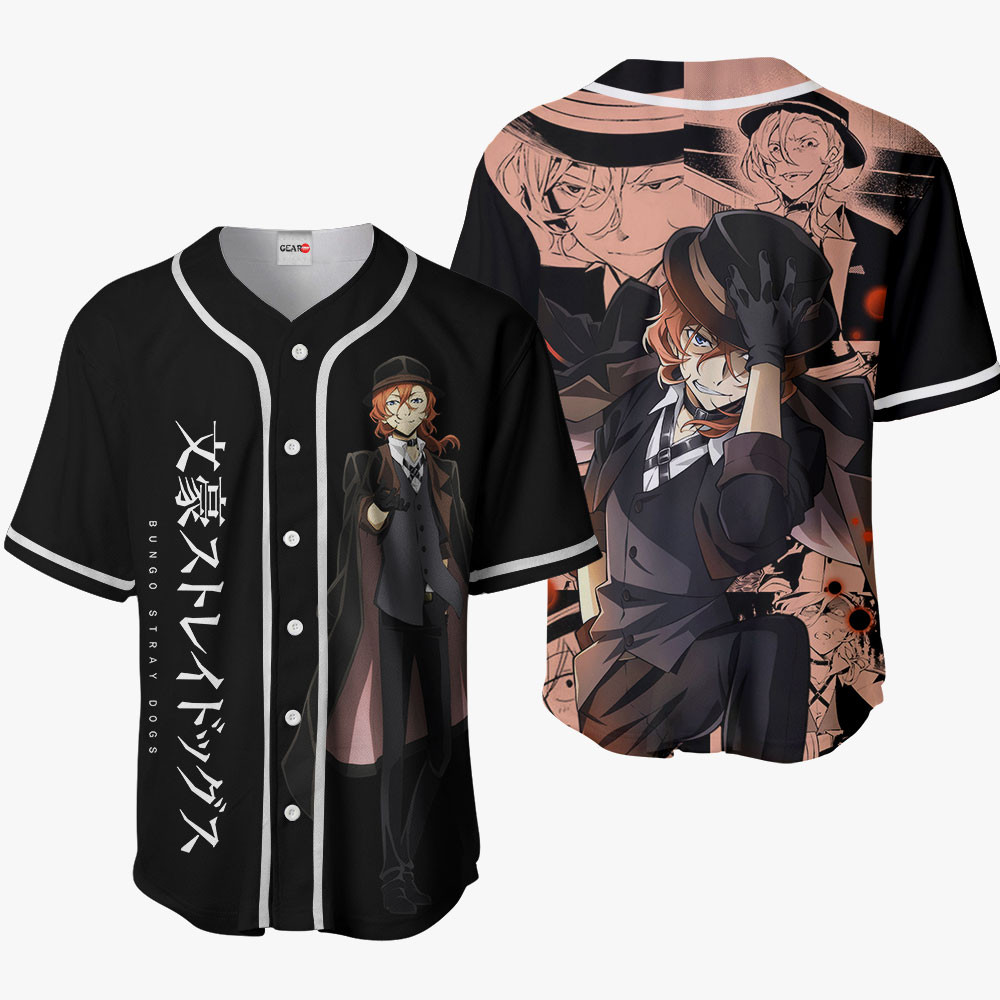 Chuuya Nakahara Jersey Shirt Custom Anime Merch Clothes HA1101 Gear Otaku