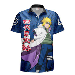 Minato Namikaze Hawaiian Shirts Custom Anime Merch Clothes NTT0202 NTT0202234013A-2-Gear-Otaku