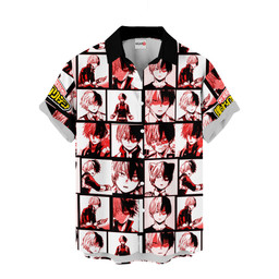 Shoto Todoroki Hawaiian Shirts Custom Anime Clothes NTT0302 NTT030223101A-2-Gear-Otaku