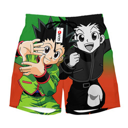 Gon Freecss Short Pants Custom HxH Anime Merch NTT0302 NTT030223703B-2-Gear-Otaku