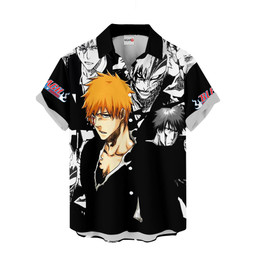 Ichigo Kurosaki Hawaiian Shirts Custom BL Anime Clothes NTT0302 NTT030223501A-2-Gear-Otaku