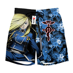 Mira Armstrong Hawaii Short Pants Custom Anime Merch NTT1302 NTT130223103B-2-Gear-Otaku