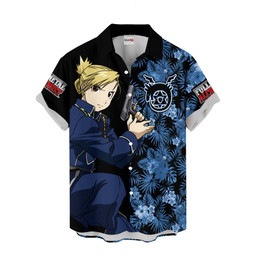 Riza Hawkeye Hawaiian Shirts Custom Anime Clothes NTT1302 NTT130223106A-2-Gear-Otaku