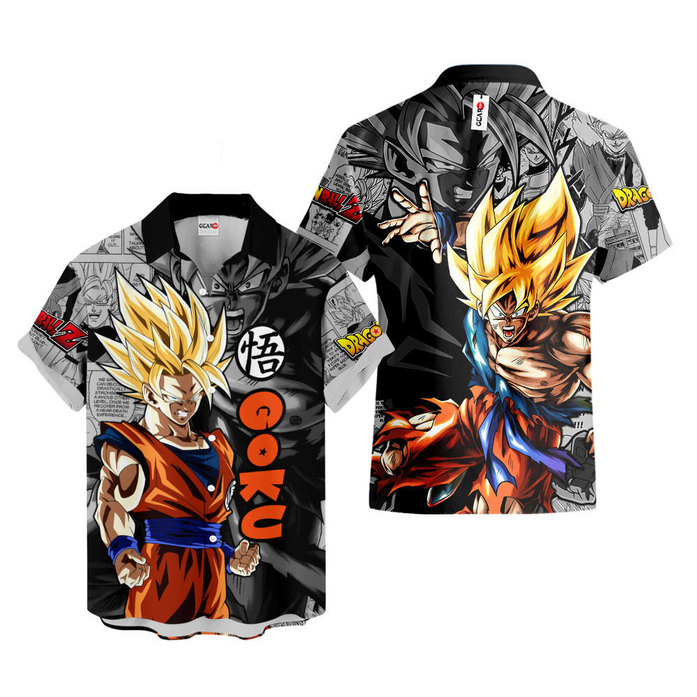 Vegito Hawaiian Shirts Custom Manga Anime Clothes NTT1503-1-gear otaku