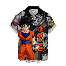 Goku Hawaiian Shirts Custom Manga Anime Clothes NTT1503 NTT150323101A-2-Gear-Otaku