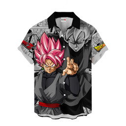 Goku Black Rose Hawaiian Shirts Custom Manga Anime Clothes NTT1503 NTT150323103A-2-Gear-Otaku