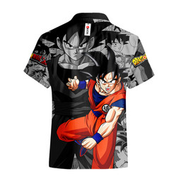 Goku Hawaiian Shirts Custom Manga Anime Clothes NTT1503 NTT150323101A-3-Gear-Otaku