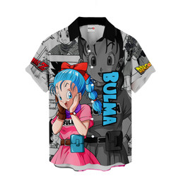 Bulma Hawaiian Shirts Custom Manga Anime Clothes NTT1503 NTT1503231021A-2-Gear-Otaku