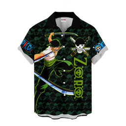 Roronoa Zoro Hawaiian Shirts Custom Anime Clothes NTT1503 NTT150323204A-2-Gear-Otaku