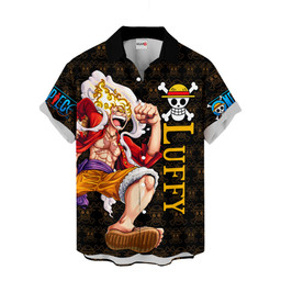 Luffy Gear 5 Hawaiian Shirts Custom Anime Clothes NTT1503 NTT150323203A-2-Gear-Otaku