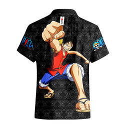Luffy Hawaiian Shirts Custom Anime Clothes NTT1503 NTT150323201A-3-Gear-Otaku