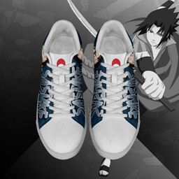 Uchiha Sasuke Skate Shoes Anime Custom Shoes PN10 - 3 - GearOtaku