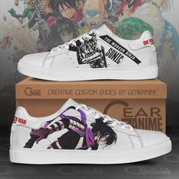Sonic Skate Shoes One Punch Man Custom Anime Shoes PN11 - 1 - GearOtaku