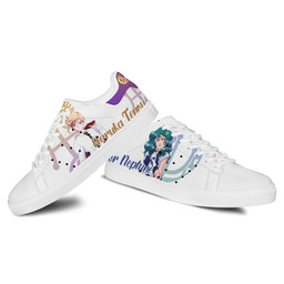 Sailor Neptune And Sailor Uranus Skate Sneakers Custom Anime Sailor Moon Shoes - 3 - GearOtaku