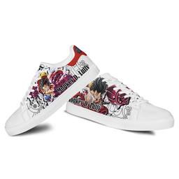 Monkey D Luffy Skate Sneakers Custom Anime One Piece Shoes Gift Idea - 3 - GearOtaku