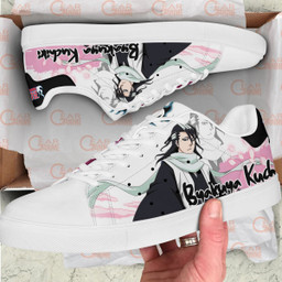 Byakuya Kuchiki Skate Sneakers Custom Anime Bleach Shoes - 2 - GearOtaku