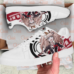 Junko Enoshima Skate Sneakers Custom Anime Danganronpa Shoes - 2 - GearOtaku