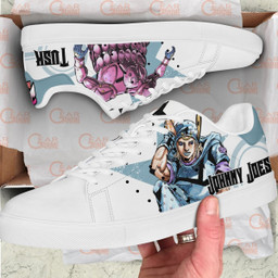 Johnny Joestar Skate Sneakers Custom Anime Jojo's Bizarre Adventure Shoes - 2 - GearOtaku