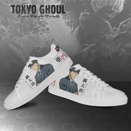 Koutarou Amon Skate Shoes Tokyo Ghoul Custom Anime Shoes PN11 - 3 - GearOtaku