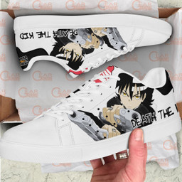 Death the Kid Skate Sneakers Custom Soul Eater Anime Shoes - 2 - GearOtaku